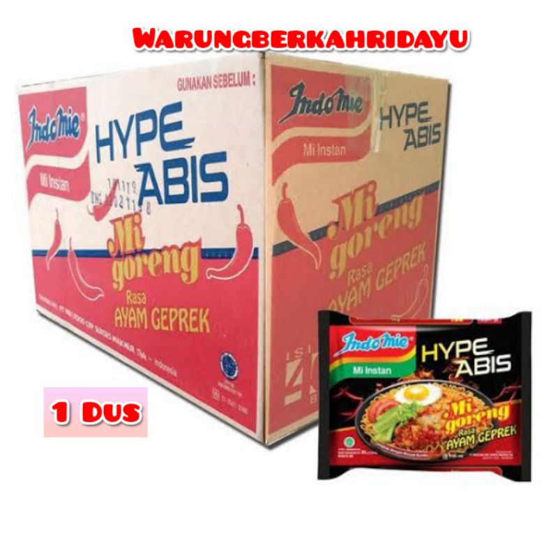 

Indomie Mi Goreng Rasa Ayam Geprek 1 Dus isi 40 Pcs