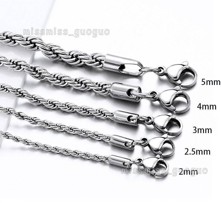 Kalung Rantai Klavikula Bahan Stainless Steel Titanium Gaya Korea Jepang Untuk Pria Dan Wanita