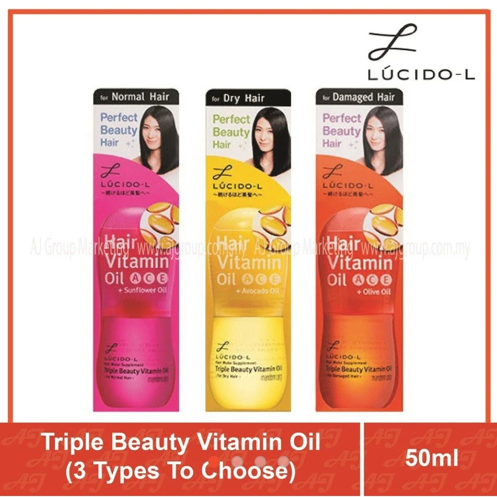 Lucido-L Hair Vitamin Oil Vitamin Rambut Kering