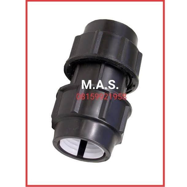 Fitting Connector HDPE 2 in 63mm Sambungan Lurus Pipa PDAM