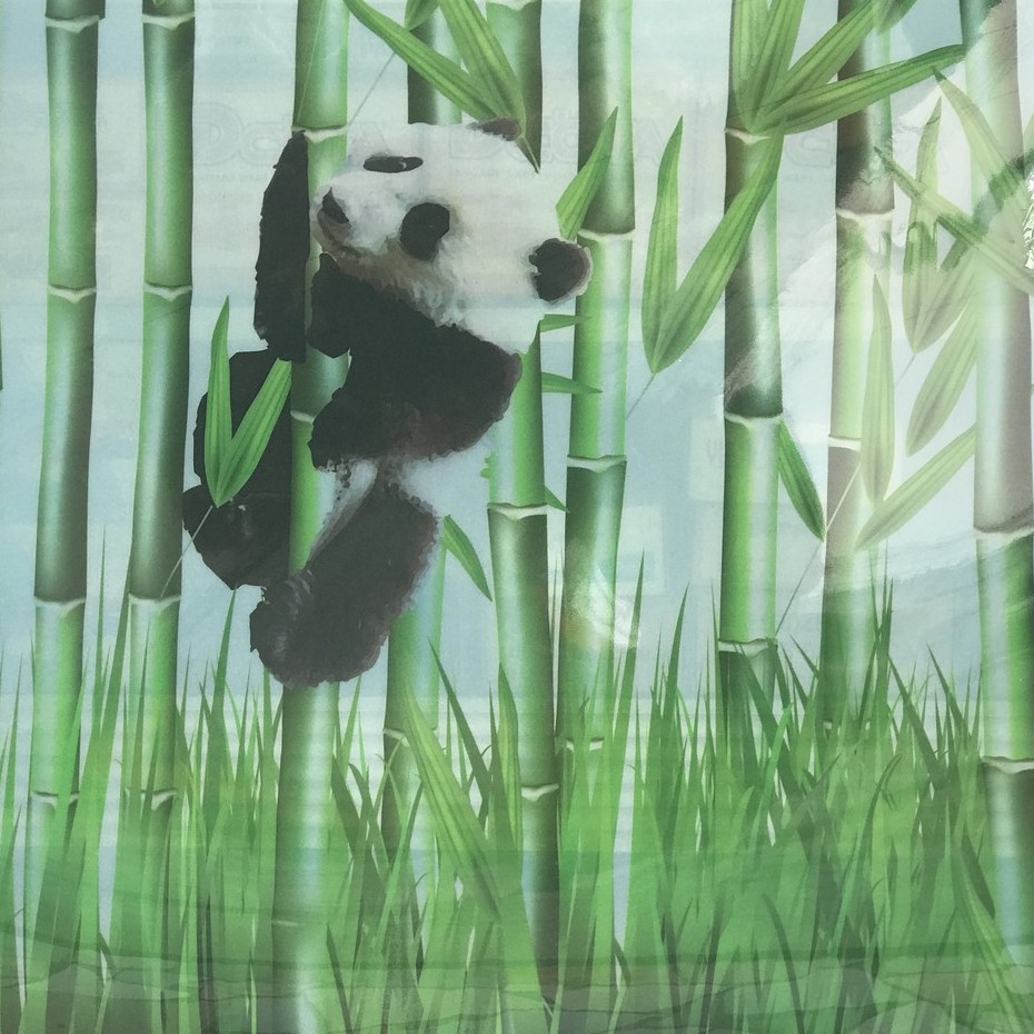 Fiber Plastik Penutup Pagar Motif Nuansa Alam