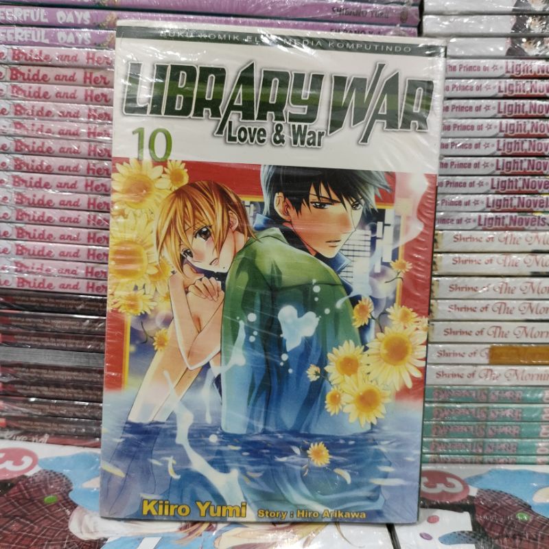 komik library war love &amp; war vol 2, 7,10