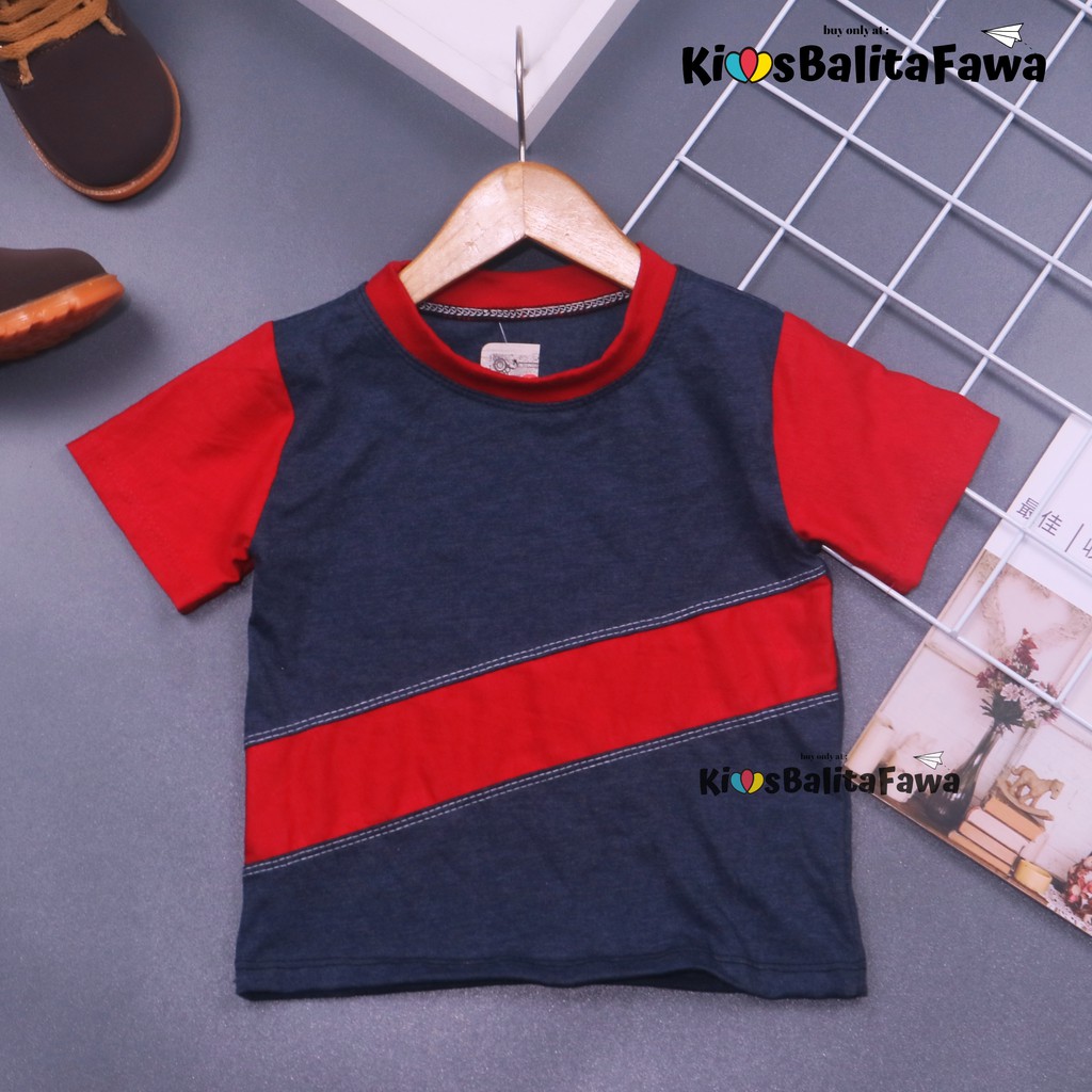 Kaos &amp; Setelan Azriel uk Bayi uk 6-18 Bulan /Baju Anak Laki Laki Polos Bahan Kaos Adem Import Harian