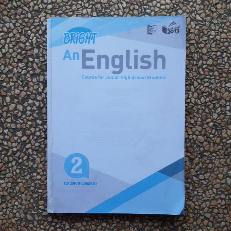 buku Bright An English smp kls 7.8.9 revisi kurikulum 13.-Bright 8 tanpa cover
