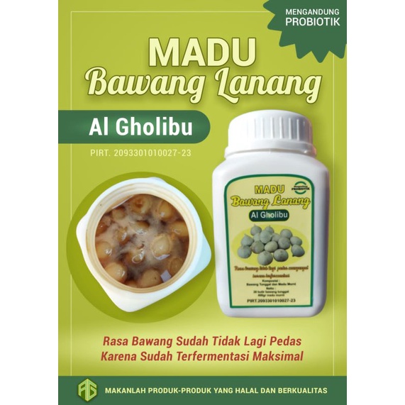 MADU BAWANG LANANG AL GHOLIBU | 500gr | MADU MURNI | MADU BAWANG TUNGGAL | BAWANG LANANG