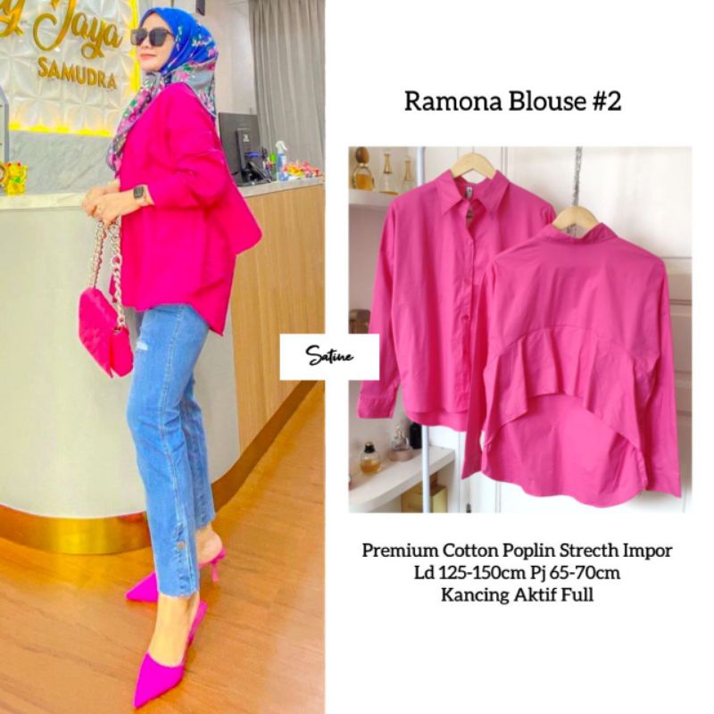 RAMONA BLOUSE 2 # BY SATINE
