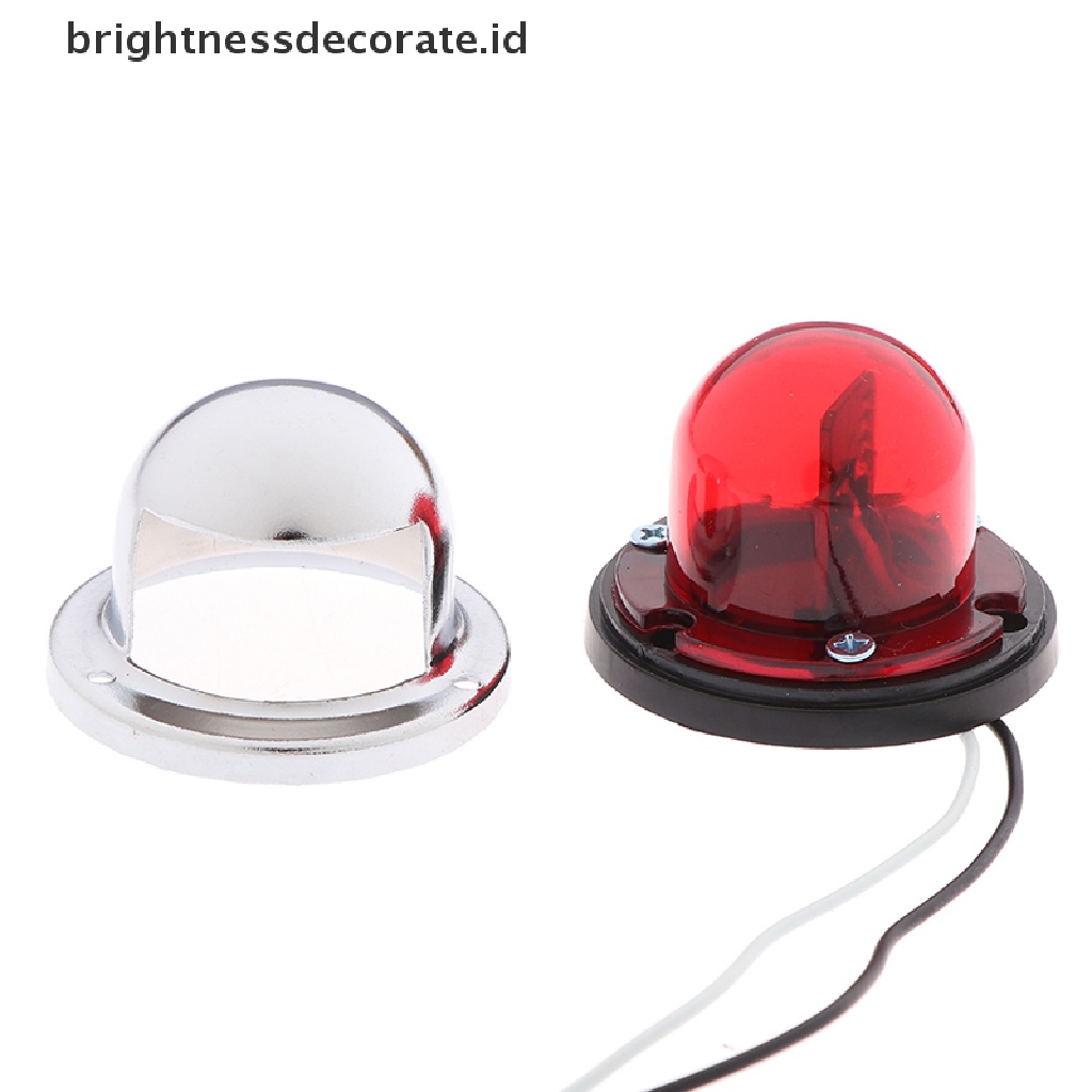 2 Pcs Lampu Navigasi LED Bahan Stainless Steel Warna Merah Hijau Untuk Perahu