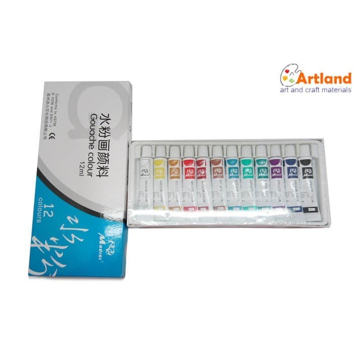 

PASTEL-DRY-OIL- MADISI GOUACHE COLOUR 12X12ML -OIL-DRY-PASTEL.