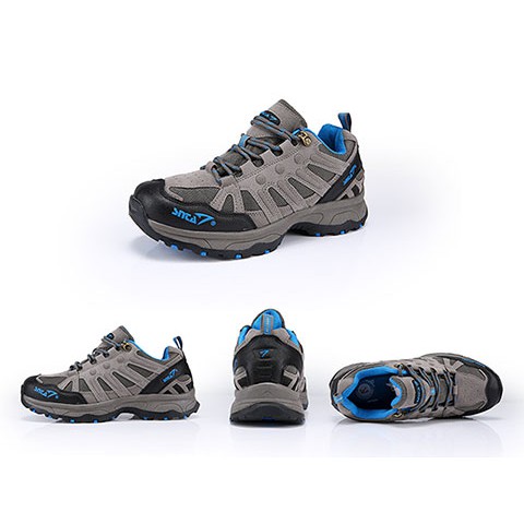 Hiking Shoes SNTA 434 Grey Blue Sepatu Gunung Snta Pendek Original