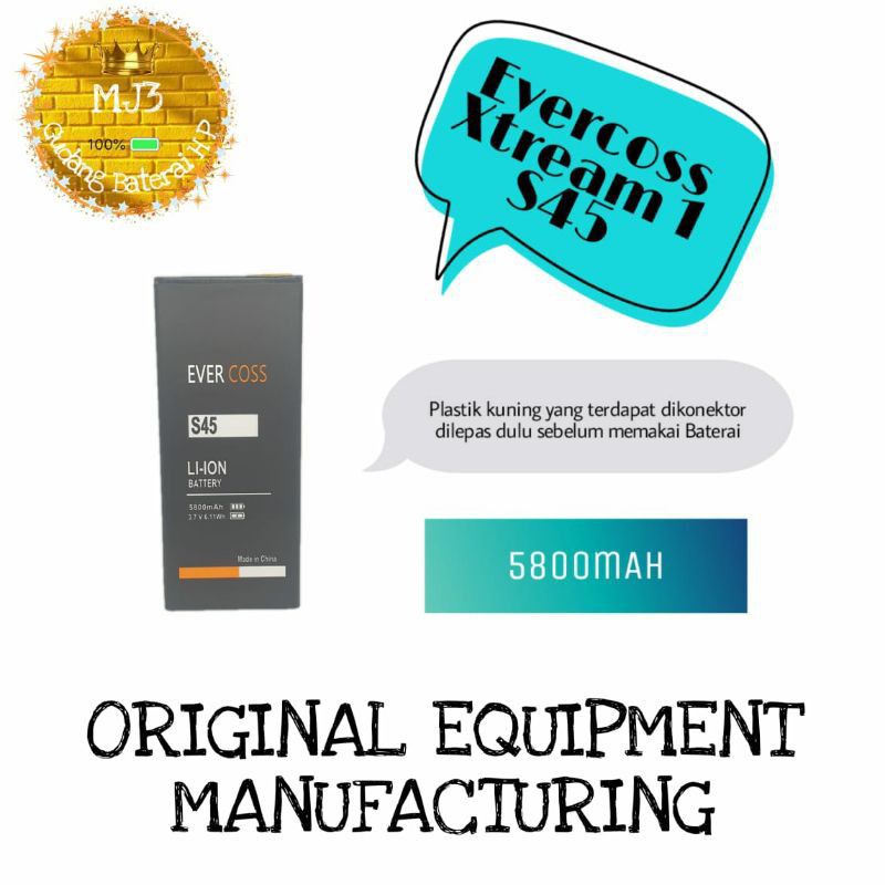 Baterai Battery hp Evercoss Xtream1 S45