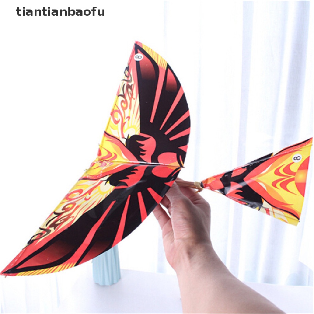 [tiantianbaofu] Rubber Band Power Handmade Birds Models Science Kite Toys Kids Assembly Gift Boutique