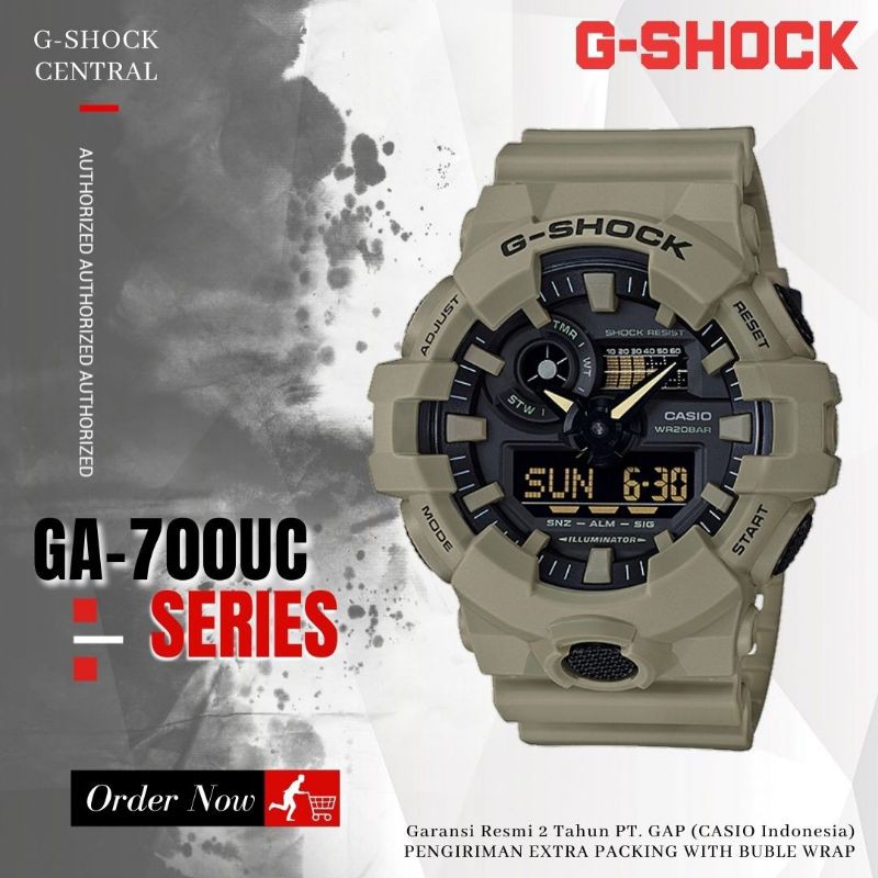 Jam Tangan Casio G-SHOCK GA-700UC-5A / GA 700UC 5ADR Original Garansi Resmi 2 Tahun