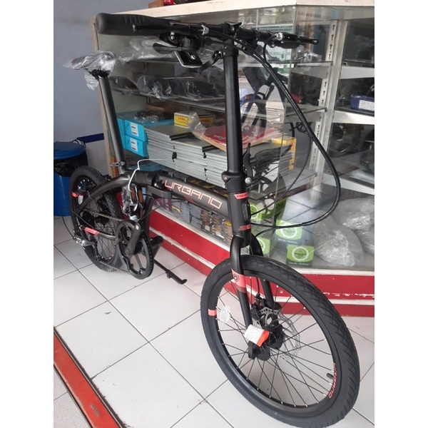 Sepeda Lipat Seli Folding 20 inch POLYGON URBANO 3 2021/ 2022 BARU Garansi resmi