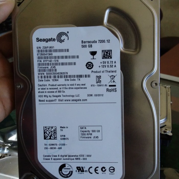 PROMO Hdd 500 gb sata seagate slim