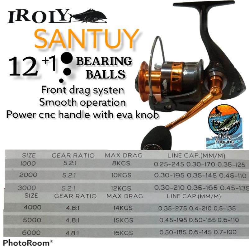 reel iroly SANTUY 6000