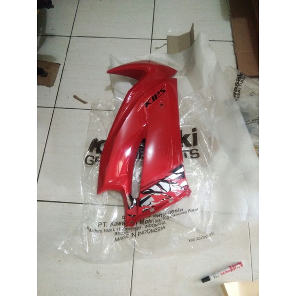 KANAN sayap Fairing ninja rr new 2013 merah stiker batik kanan