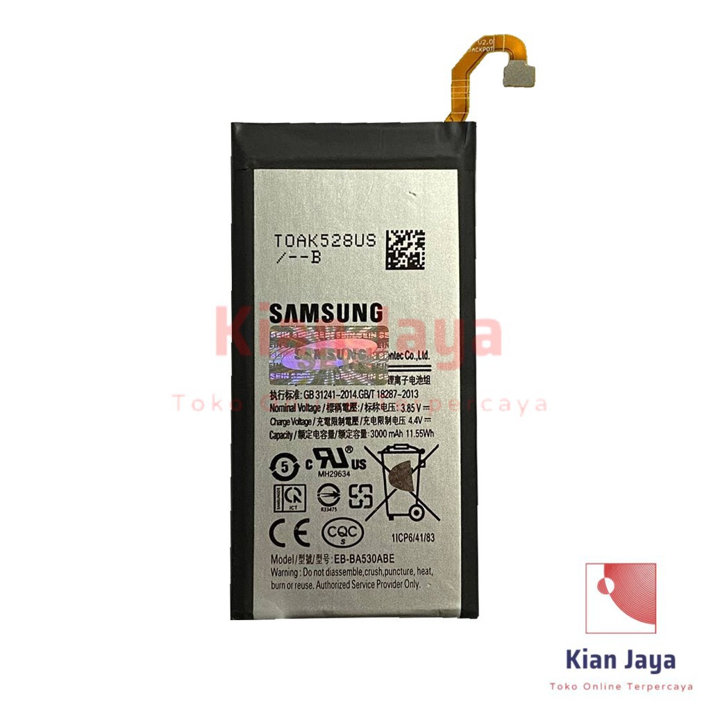 [Garansi 100% Ori] Baterai Samsung Galaxy A8 2018 / A830 Batre Battery Hp EB-BA530ABE Original