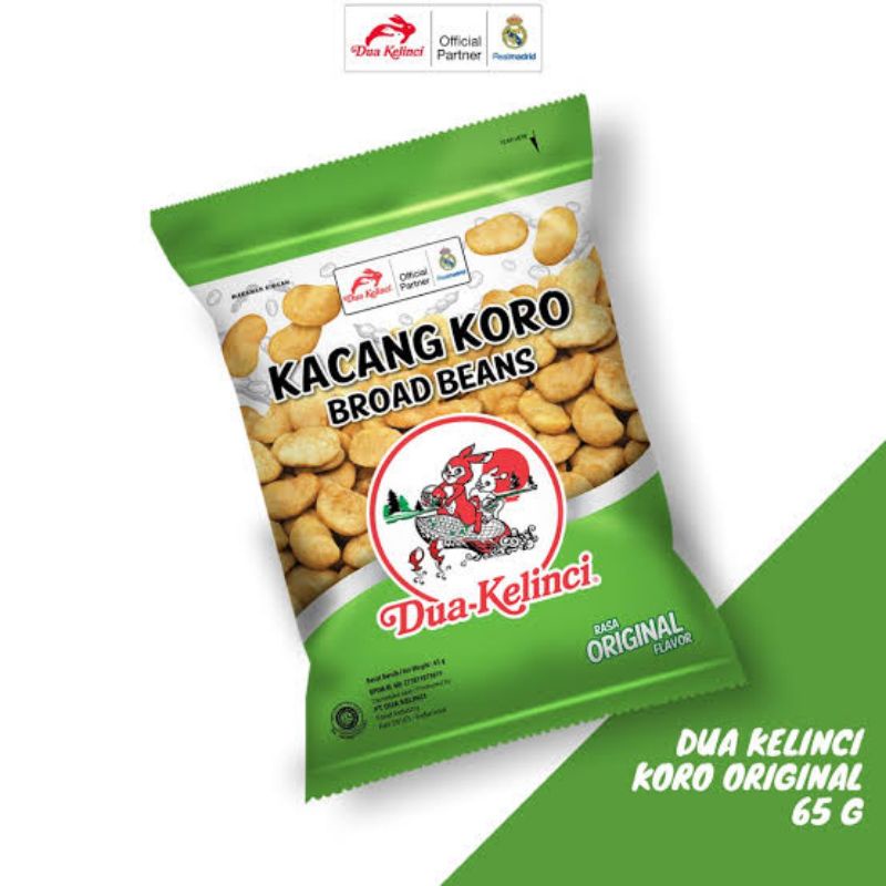 Kacang Koro Original Dua Kelinci 60g