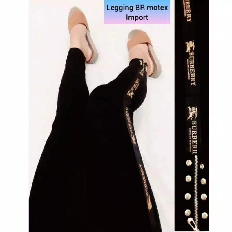 NEW LEGGING ZIPPER BBR MOTEX IMPORT / LEGGING IMPORT MURAH / LEGGING MURAH