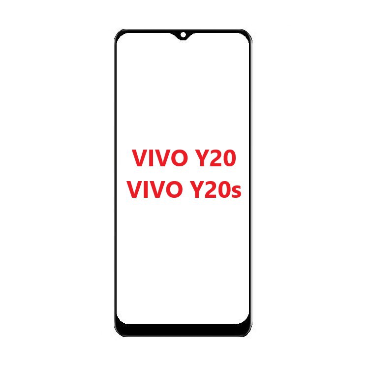 KACA LCD VIVO Y20 / VIVO Y20s ~ KACA TOUCHSCREEN TANPA FLEKSIBEL ~ FRONT GLASS ~ KACA DEPAN