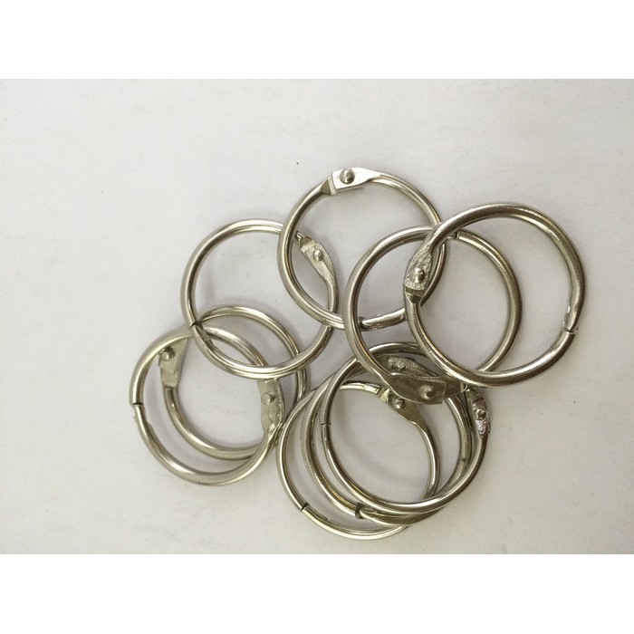 

Single Ring Binder Buka Tutup Diameter Scrap Book Nikel Bulat