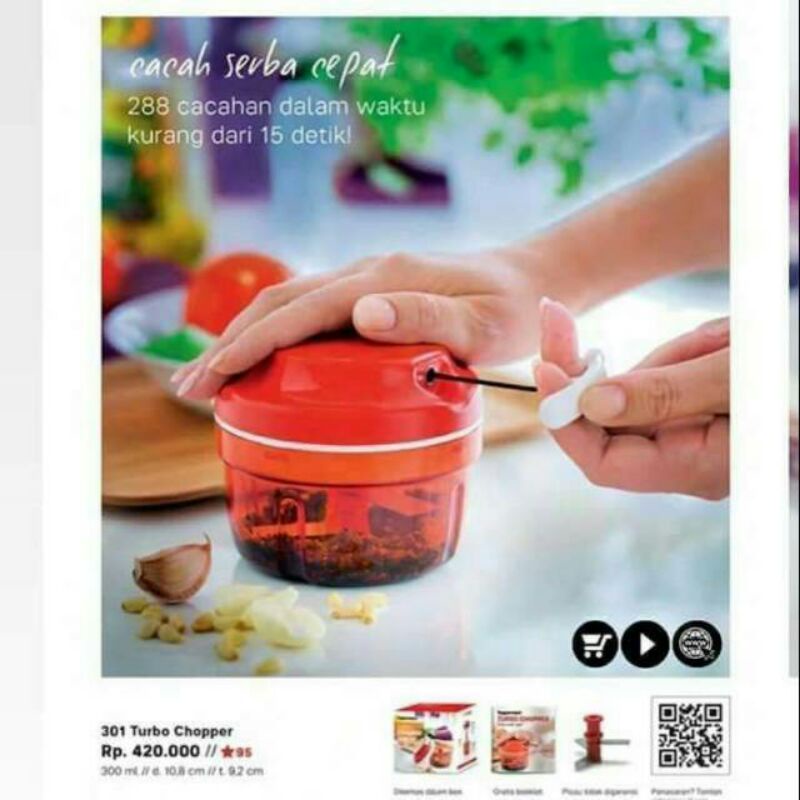 Turbo chooper Tupperware