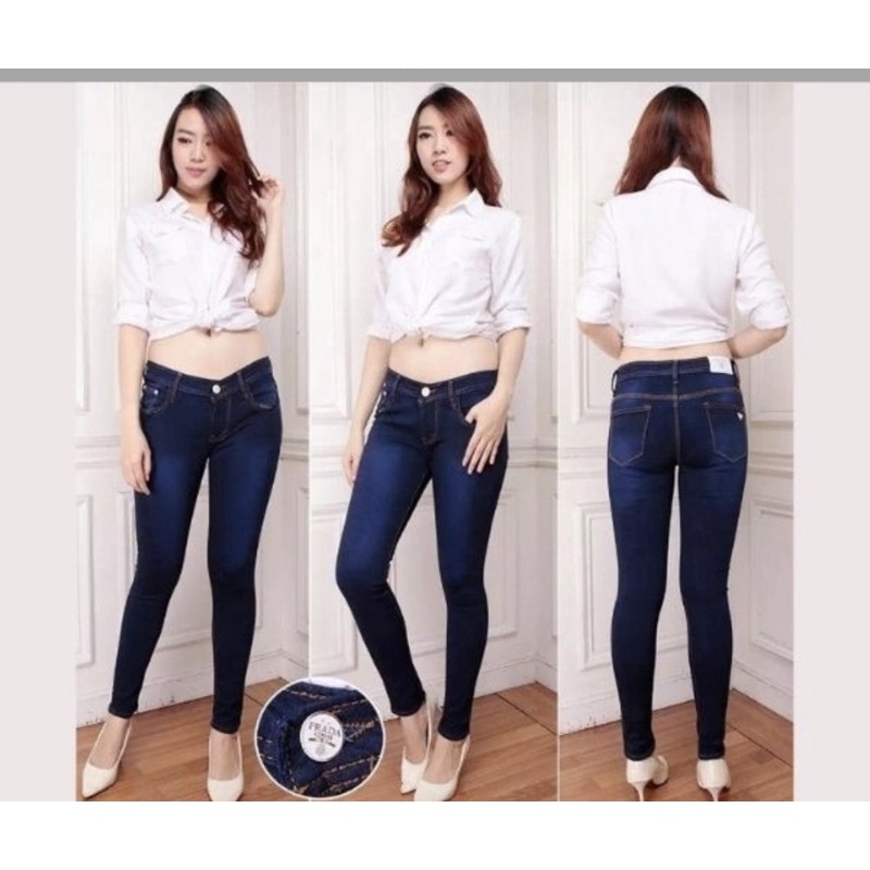 Celana Jeans Panjang Wanita Skinny/ Jeans Panjang Wanita Polos