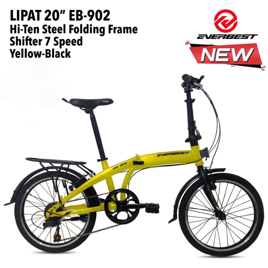 Sepeda Lipat Everbest EB902 7 Speeds 20inch Folding Bike Garansi SNI-1