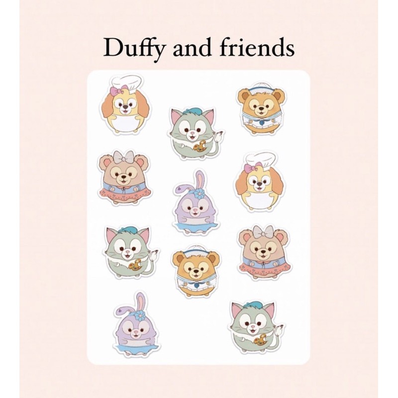 

duffy & friends sticker