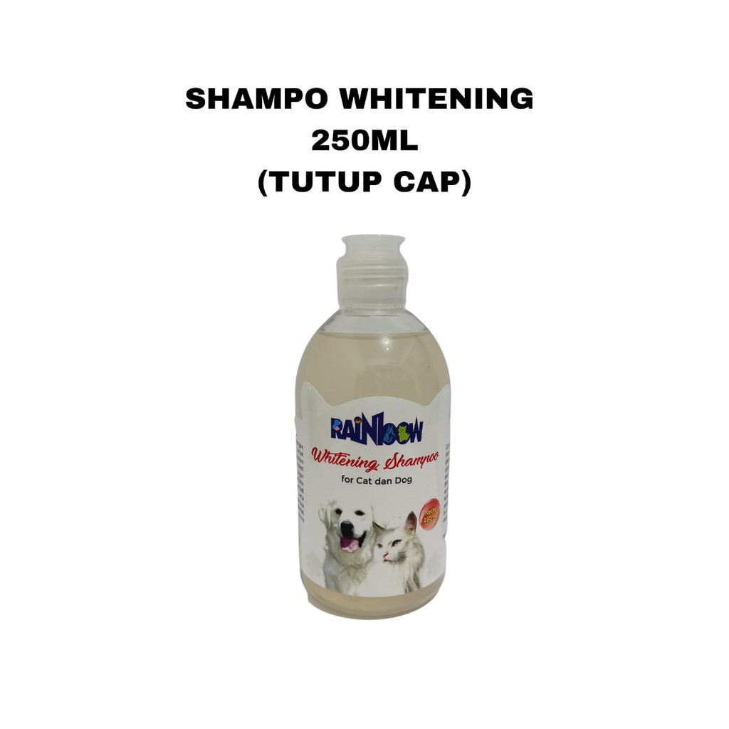 Rainbow Whitening Shampo For Cat &amp; Dog Neto:250 ml (Tutup Cap)