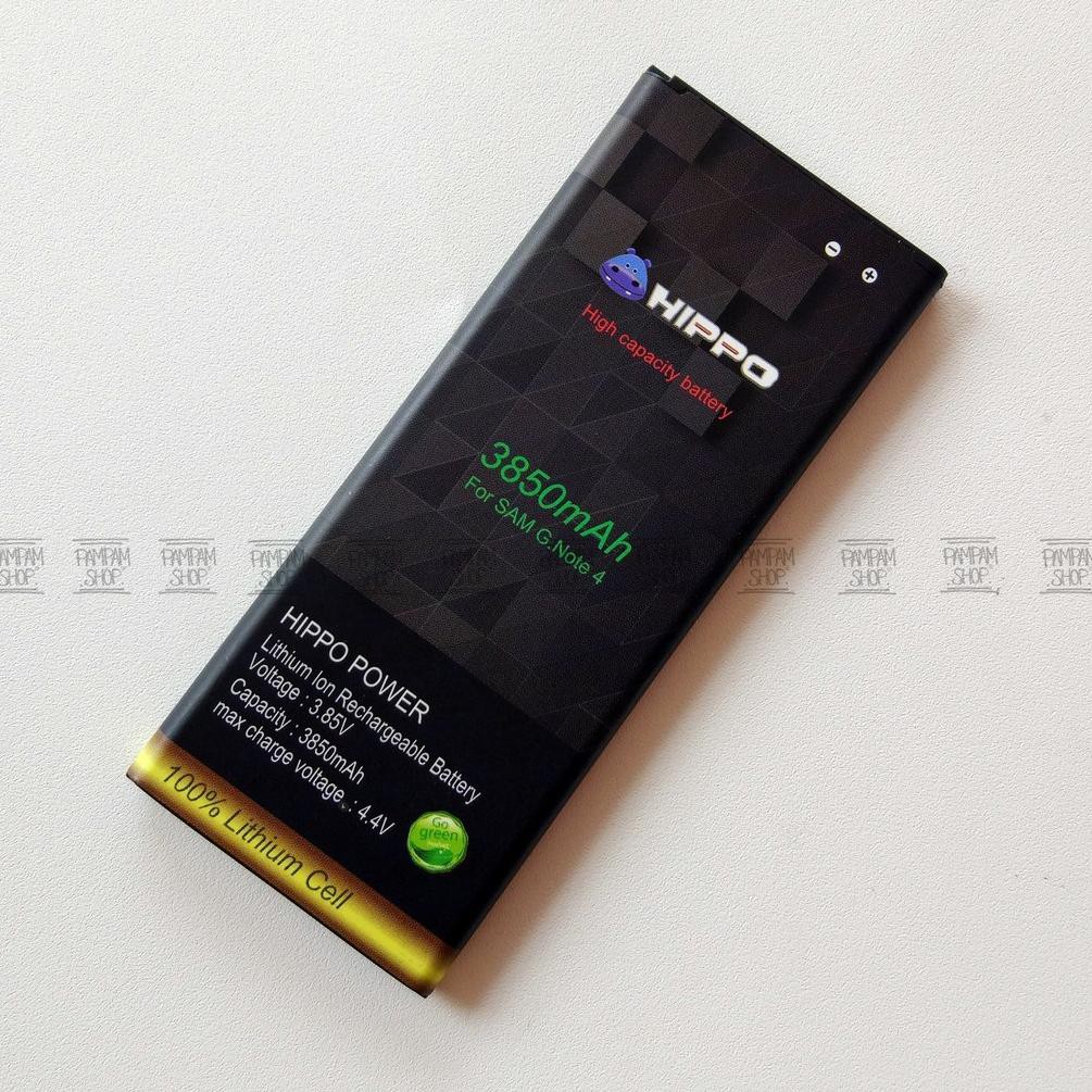 [KODE 78] Baterai Hippo Double Power Original Samsung Galaxy Note 4 N910 Ori Batre Batrai Dual HP Hi