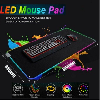 Mouse Pad Lighting Gaming Large Size Waterproof Usb Mousepad Game Mice Mat Mice