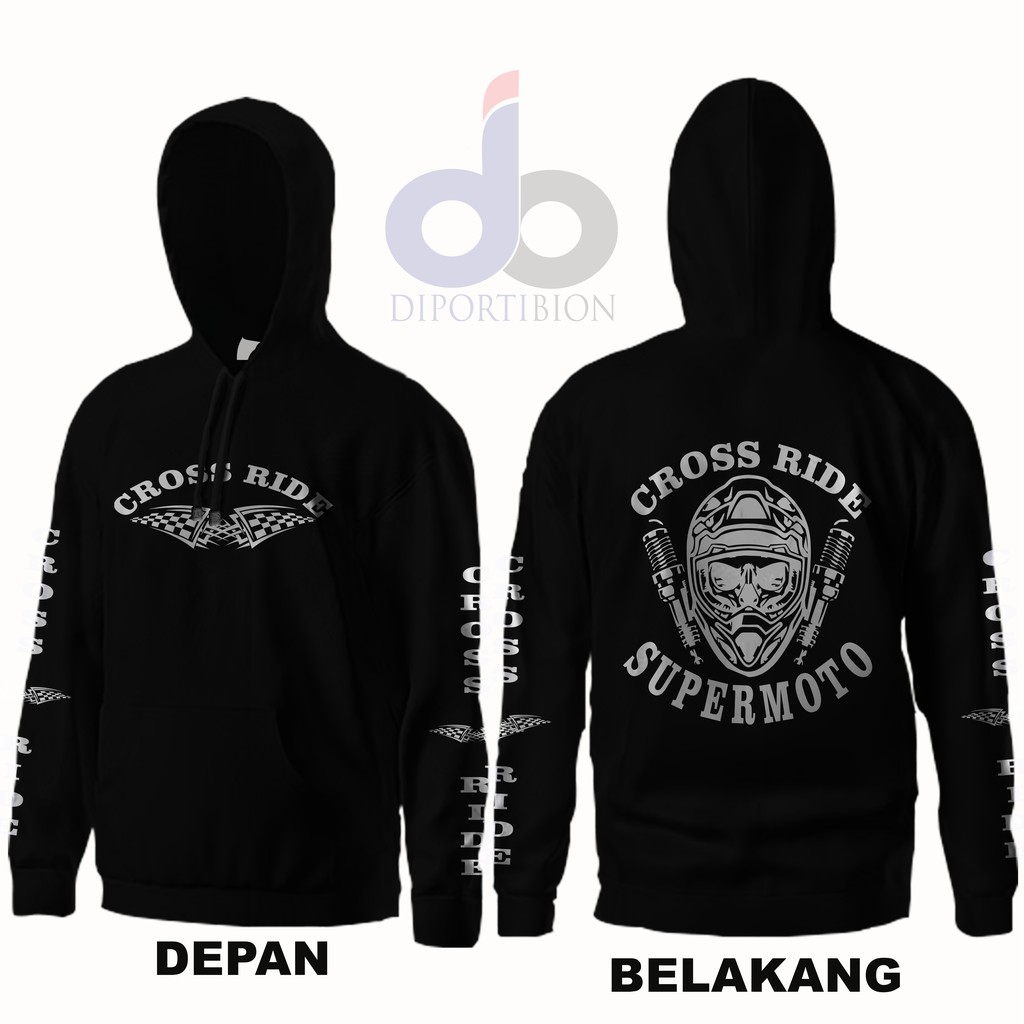 HOODIE JUMPER CROSS RIDE SUPERMOTO / CROSS RIDE SUPERMOTO HOODIE JUMPER