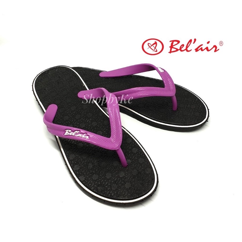 Sandal Japit Wanita Tipe Sakura merk Bel Air Warna Biru Coklat Hitam Size 37-40