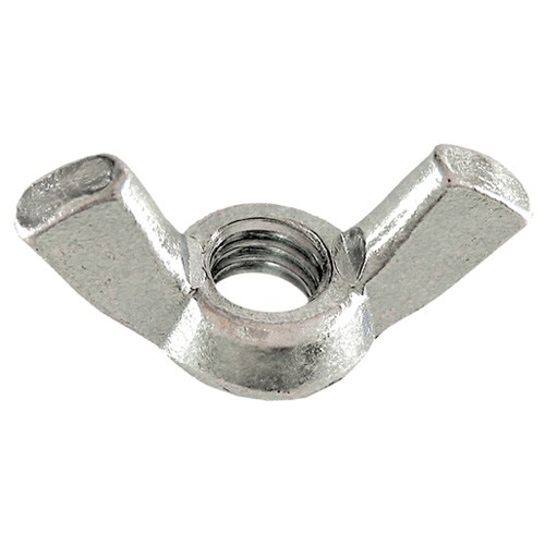 MUR KUPING M10 / WING NUT PUTIH / MUR KUPING MURAH