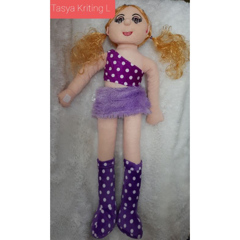 Boneka Cindy Tasya Rambut Kriting ukuran L