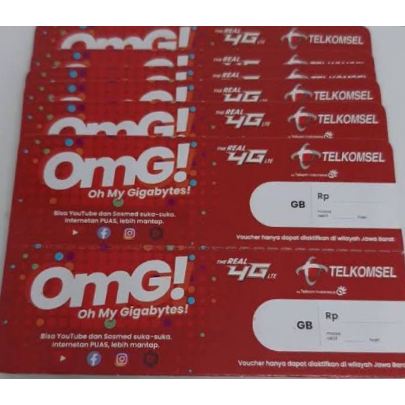 Vocher Data Telkomsel 1.5 GB wilayah SUMBAGUT