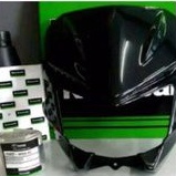 batok lampu depan klx s s warna hitam original