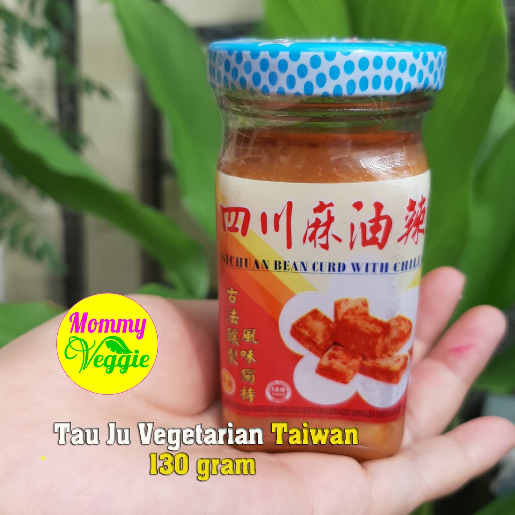 

Sichuan Soya Bean Curd With Chilli Vegetarian | Tahu Putih Pedes Taiwan | Tauju Putih | 130 gram