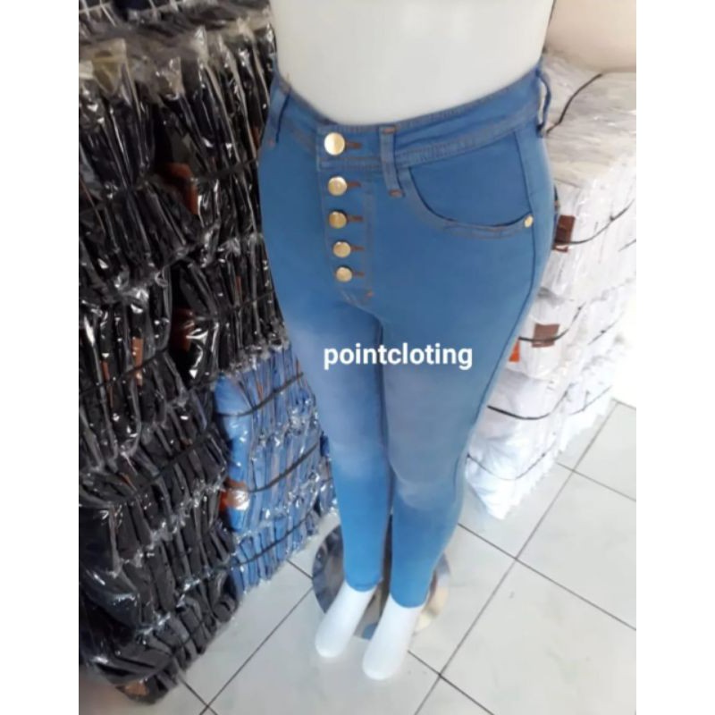 celana jeans wanita kancing 5
