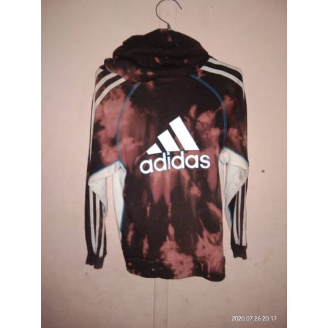 Zip hoodie adidas jaket anak Tye Dye