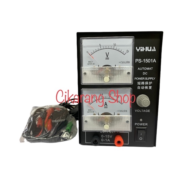 Power Suplay YIHUA 1501A 15V 1A Adjustable DC Power Supply Mobile Phone Repair