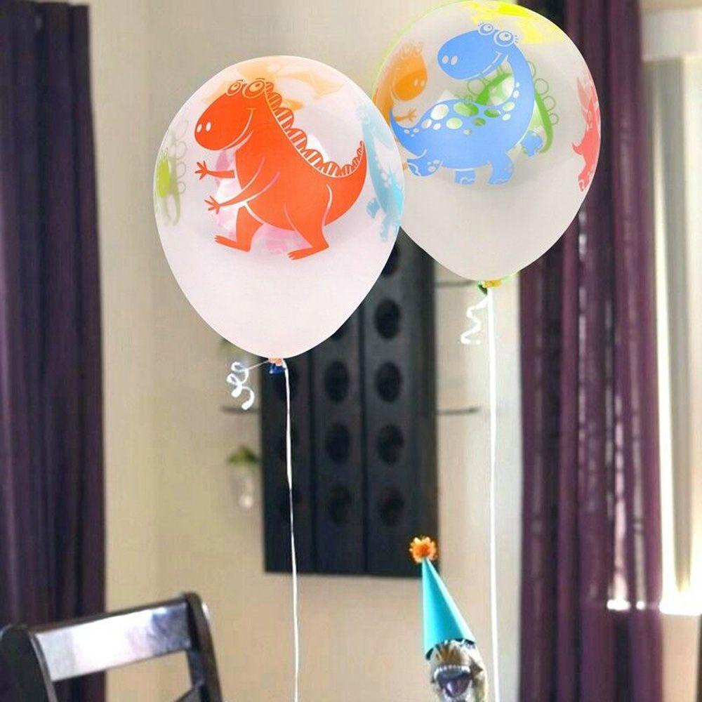 [Elegan] Balon Dinosaurus Liar 12inch 10pcs Jurassic Natal Nikmat Baby Shower Hadiah Dekorasi Ulang Tahun