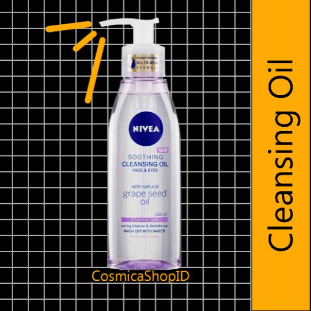 NIVEA Soothing Cleansing Oil GRAPE & Nivea Cleansing COCONUT