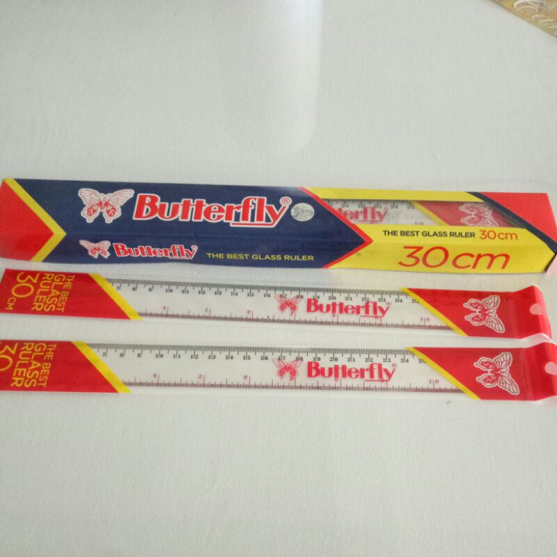

penggaris Plastik 30cm Butterfly