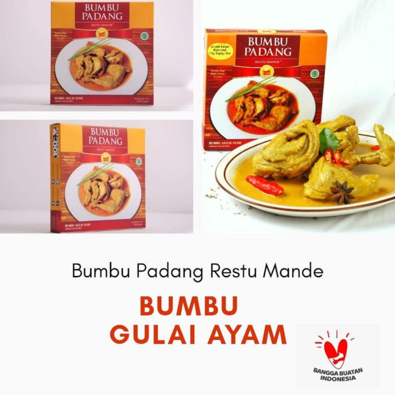 

RESTU MANDE GULAI AYAM 150GR