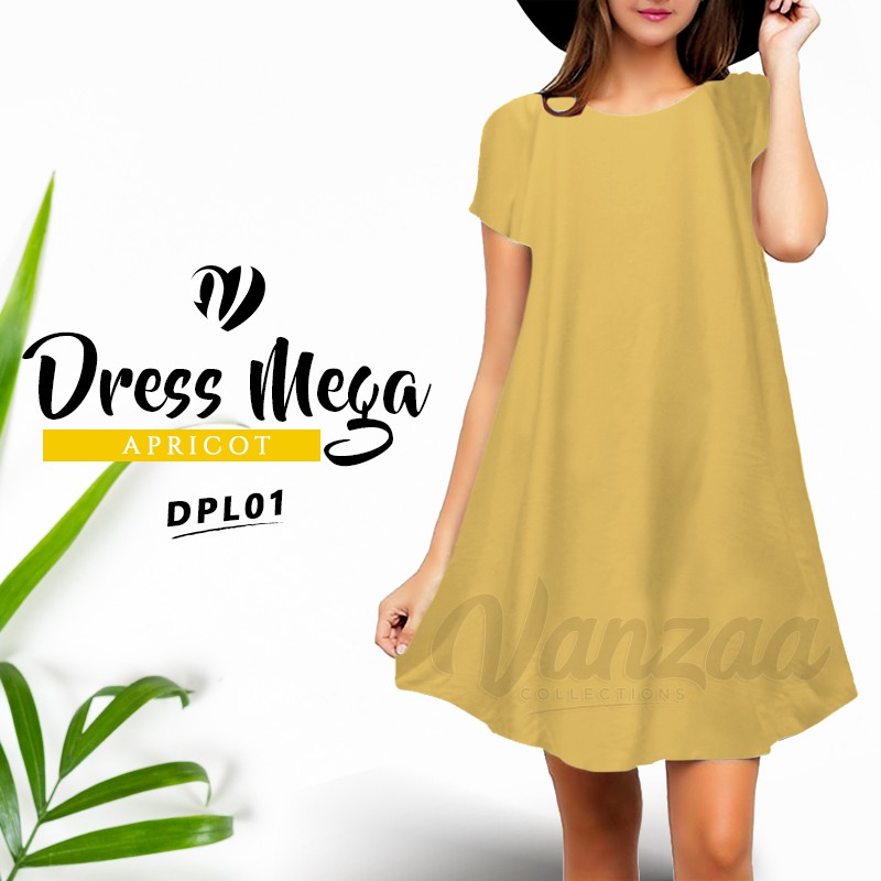 Daster Mega Dress  Vega Payung Baju  Midi  Tidur  