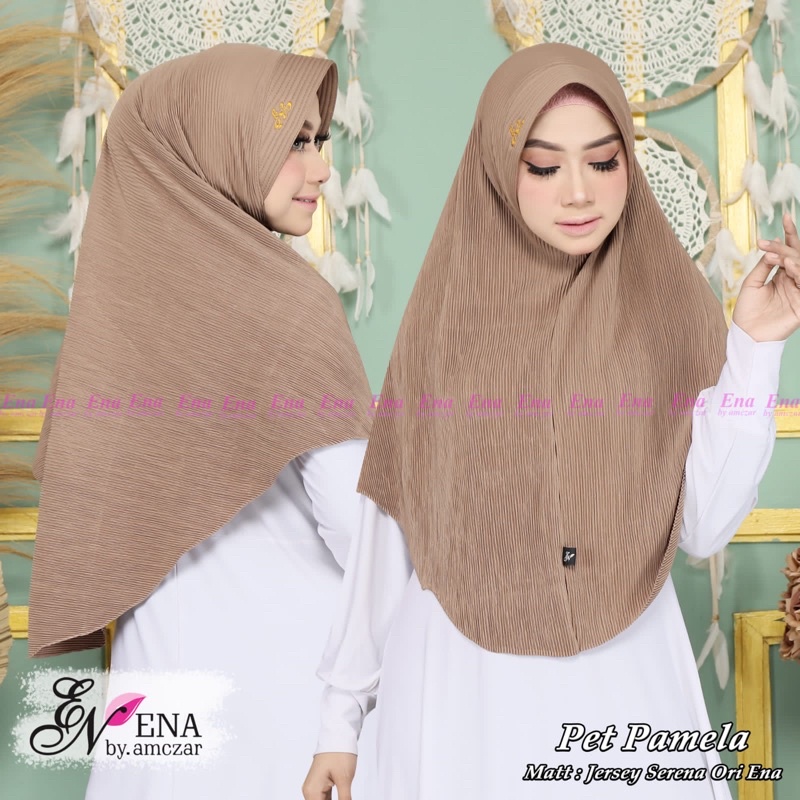 GS Hijab ENA Pet Plisket Pamela Jersey