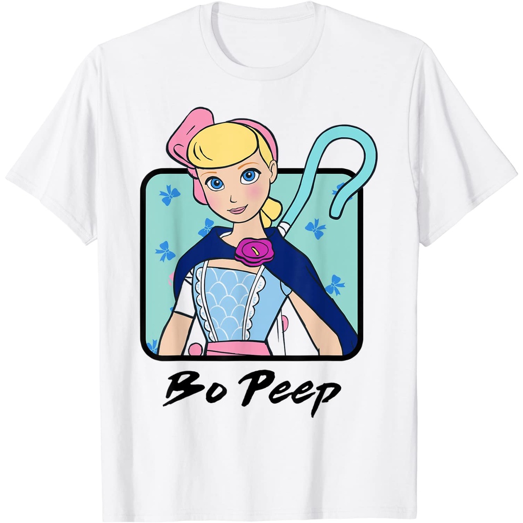 Kaos Disney Pixar Toy Story Bo Peep Portrait T-Shirt – Baju Vintage 90s Retro Pria Wanita Unisex Cot