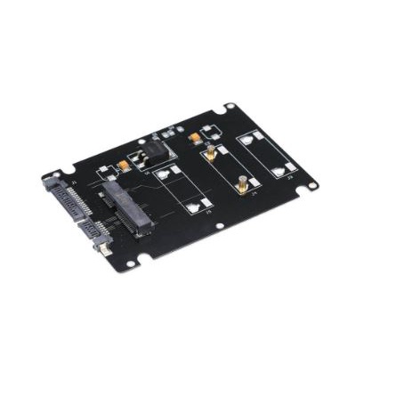 Konverter ssd msata to sata III 2.5&quot; enclosure adapter NB 6Gbps - Converter m-sata to sata3 casing 2.5 inch